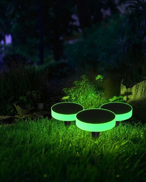Immax NEO 07910L-LED RGB Lampada solare dimmerabile LED 1W 5V rotonda IP54 Tuya