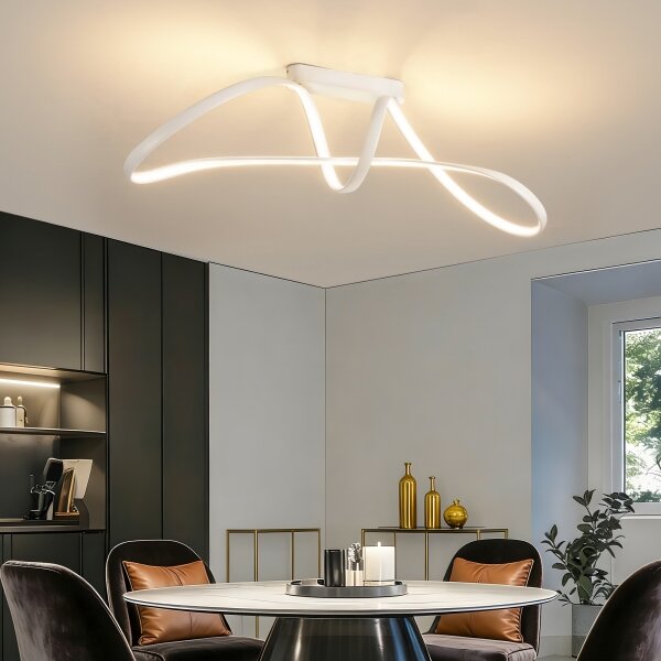 Brilagi-LED Plafoniera dimmerabile TWISTER LED/60W/230V 3000-6000K bianco + telecomando