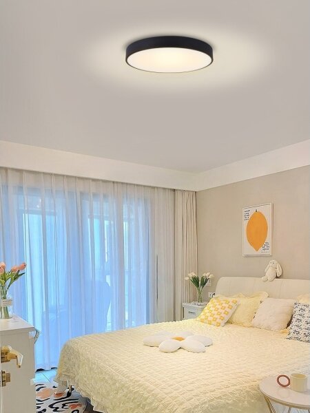 Immax NEO 07202L-Plafoniera LED dimmerabile RONDATE 53W/230V nero Tuya+RC