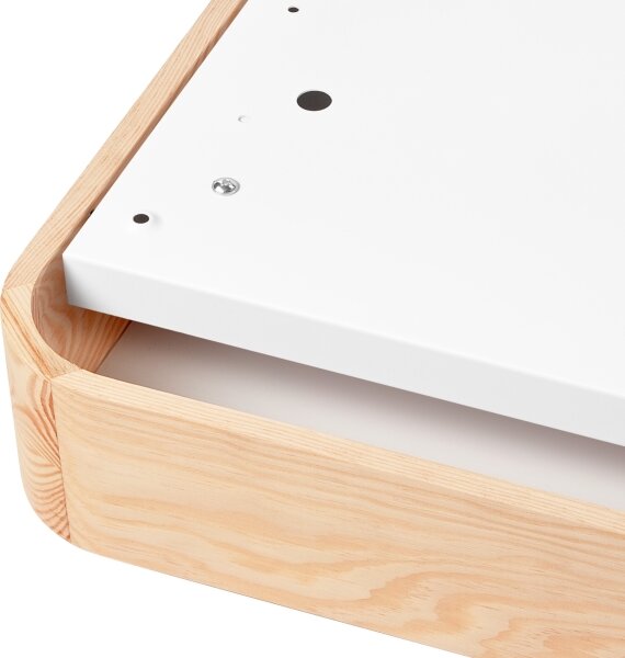 Plafoniera NATURAL SQUARE 2xE27/15W/230V 35x35 cm pino