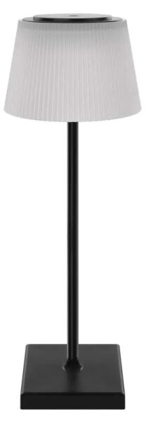EMOS Z7630B - Lampada LED dimmerabile ricaricabile KATIE LED/4W/10V 1800mAh IP44 nero