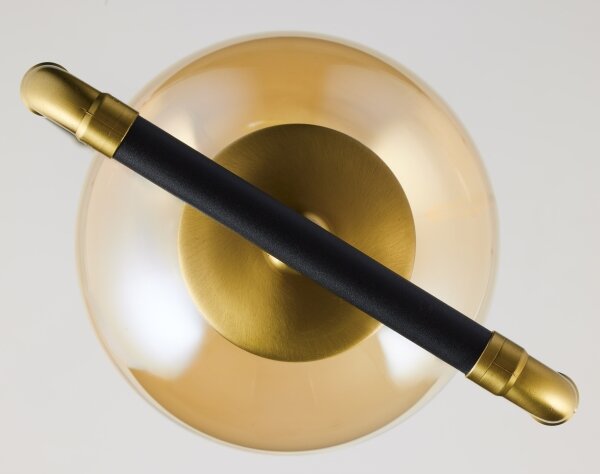 Jupiter 2024 - Lampadario a sospensione con filo ZAFRA 1xG9/10W/230V nero/oro/beige