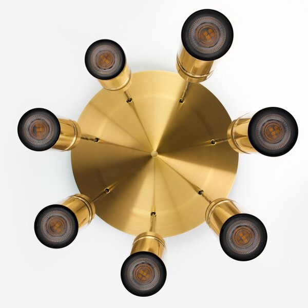 Jupiter 2021 - Lampadario a sospensione con filo ALAS 7xGU10/10W/230V oro