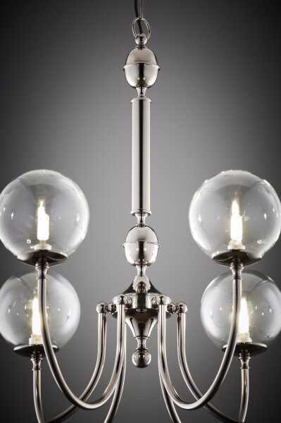 Jupiter 2022 - Lampadario a sospensione con catena BRILLANTE 6xG9/10W/230V cromo lucido