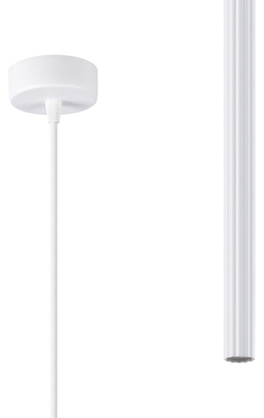 Sollux SL.1337 - Lampadario a sospensione con filo ARCHE 1xG9/8W/230V bianco