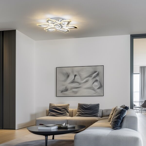 Brilagi - Lampadario a plafone LED dimmerabile TWIST LED/180W/230V 3000-6500K + +TC