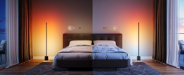 Govee - Lampada LED da terra con altoparlante Pro RGBICWW Wi-Fi + +TC