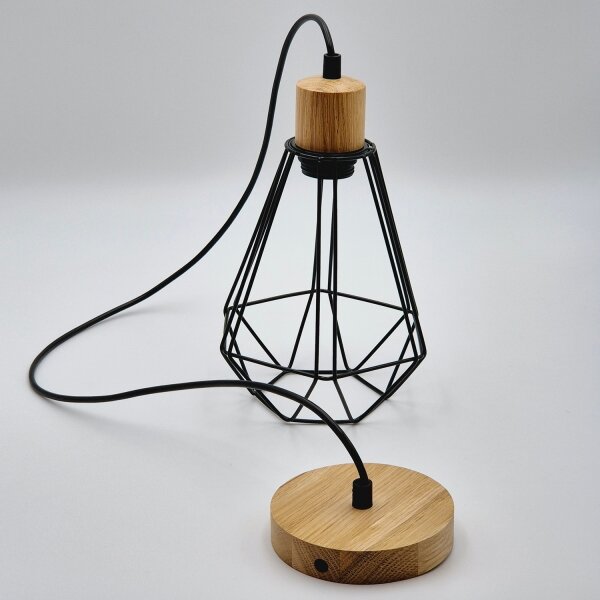 Brilagi - Lampadario a sospensione con filo WOODY BASKET 1xE27/60W/230V quercia