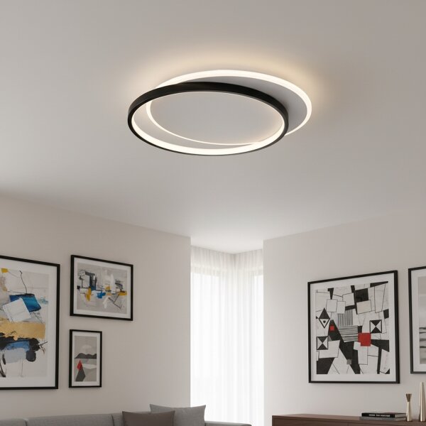 Brilagi - Plafoniera LED dimmerabile FLARE 48W 230V 3000/4000/6000K + telecomando