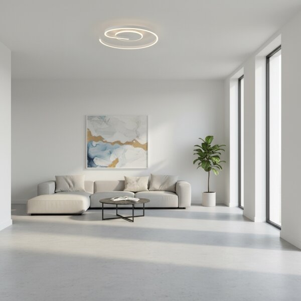 Brilagi - Plafoniera dimmerabile SPIRAL LED/56W/230V 3000/4000/6000K+telecomando