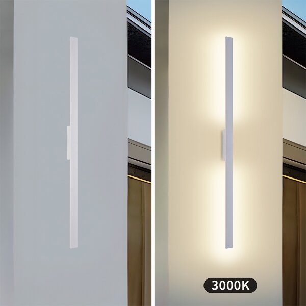 Brilagi - Applique da esterno LUNA LED/24W/230V 3000K IP65 100 cm bianco CRI 90
