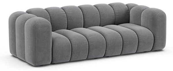 Divano grigio 228 cm Lupine - Micadoni Home