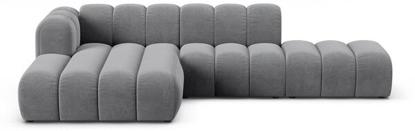 Divano angolare grigio chiaro ad angolo sinistro Lupine - Micadoni Home