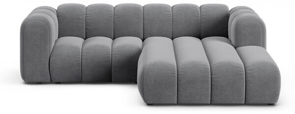 Divano angolare grigio ad angolo destro Lupine - Micadoni Home