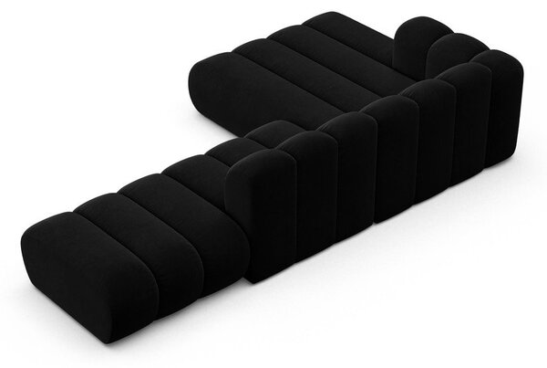 Divano angolare antracite ad angolo sinistro Lupine - Micadoni Home