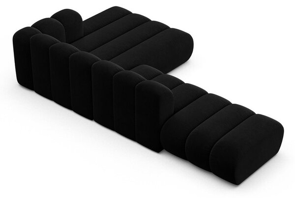 Divano angolare antracite ad angolo destro Lupine - Micadoni Home