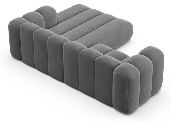 Divano angolare grigio ad angolo destro Lupine - Micadoni Home