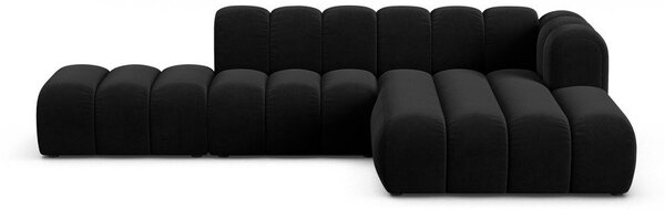 Divano angolare antracite ad angolo destro Lupine - Micadoni Home
