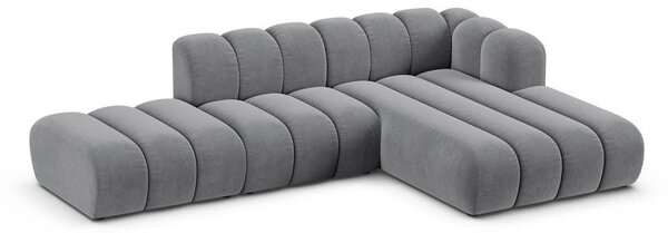 Divano angolare grigio ad angolo destro Lupine - Micadoni Home