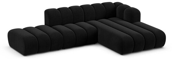 Divano angolare antracite ad angolo destro Lupine - Micadoni Home