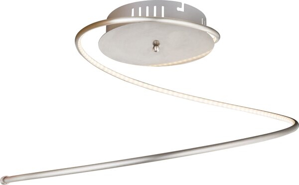 Lampada a sospensione Globo Kyle, finitura nichel opaco, 1 LED; codice prodotto: 67826-16