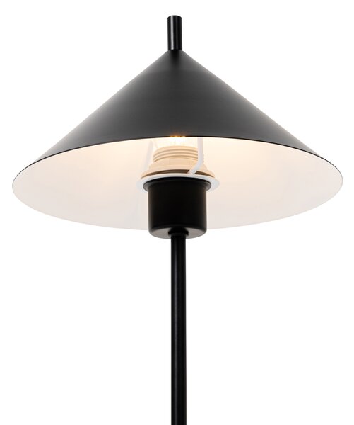 Lampada da tavolo di design nera - Triangolo