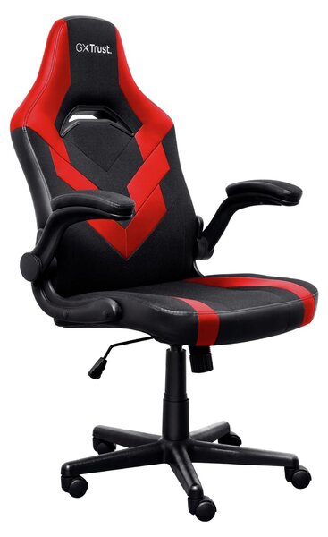 Sedia da gaming Yezz, regolabile in altezza, con braccioli, colore rosso