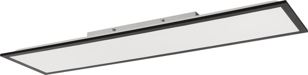 EGLO LED a soffitto Bottazzo, lampada a soffitto 100x25 cm, pannello ultrapiatto in alluminio, dimmerabile con telecomando, variazione della temperatura di colore