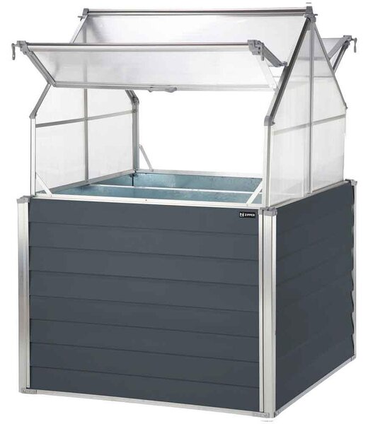 ZIPPER ZI-BGWH169 Serra da balcone Mini serra 120x120x169 cm antracite
