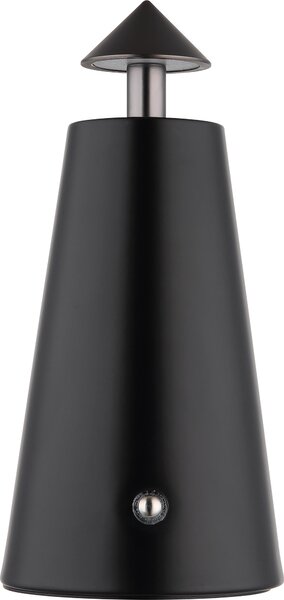 Globo Liva Lampada da tavolo LED 1.20W CCT nero opaco, metallo Ø4,2cm 21037S