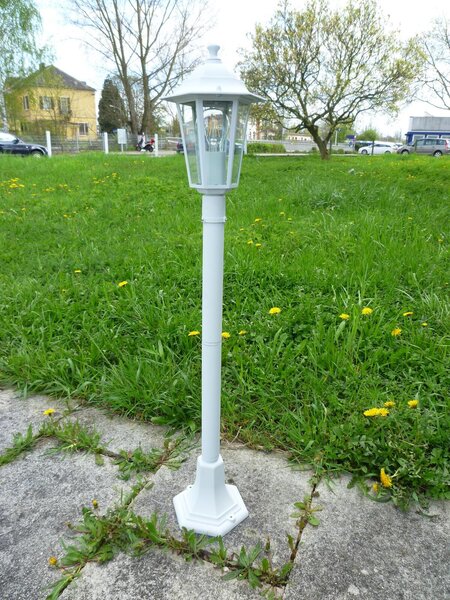 Lampada da terra Kingston, bianca