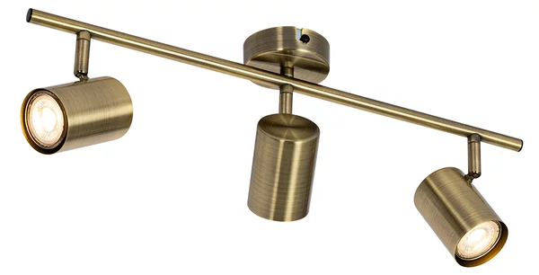 Faretto moderno bronzo orientabile 3 luci - Jeana