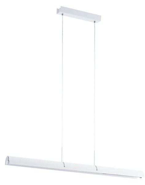 Lampada a sospensione LED Caldina Bianco, cromo