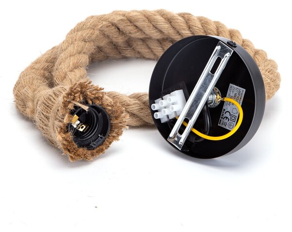 Lampadario da soffitto Single Rope Canapa 1 x E27 Aigostar