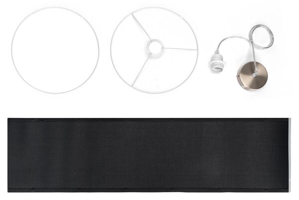 Lampadario da soffitto Fez Nero 1 x E27 Aigostar
