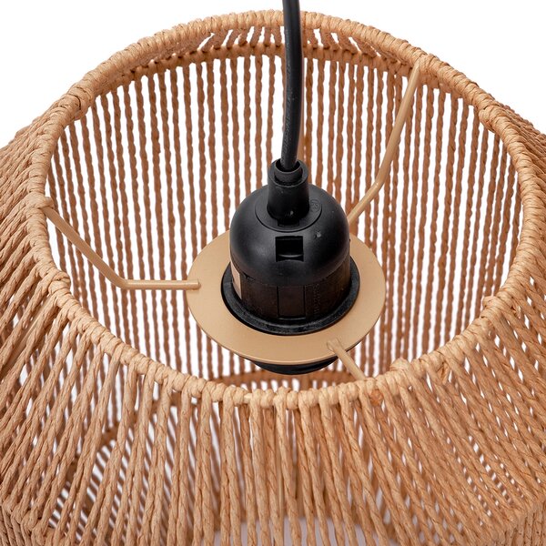 Lampadario da soffitto Cage Canapa 1 x E27 Aigostar