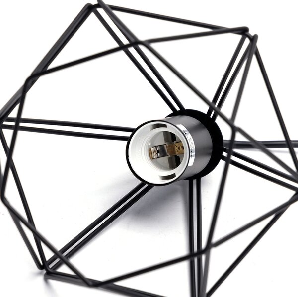 Lampadario da soffitto Sciva Nero 1 x E27 Aigostar