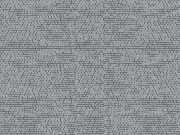 Auhagen 52436 H0/TT/N 1 Piastra decorativa «Pietra da pavimentazione» diritta, sfusa