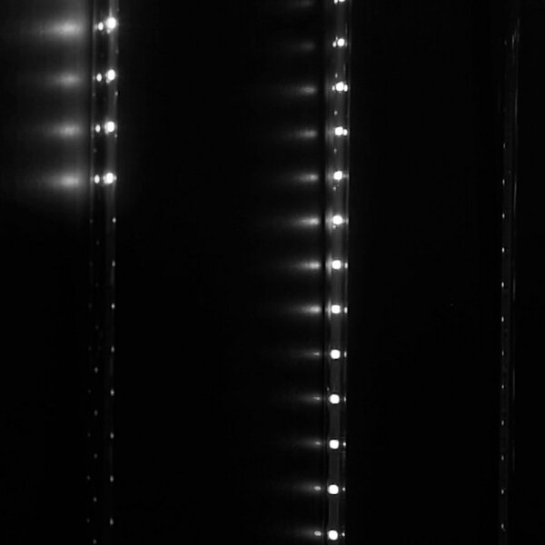 Pioggia di meteore luminose da 288 Led Bianco Freddo Wisdom