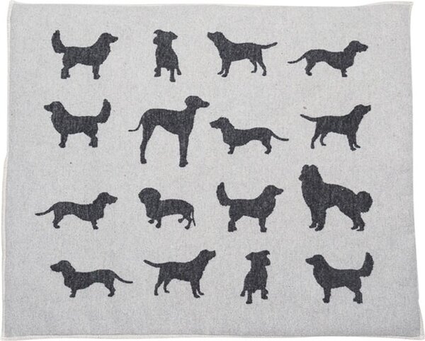 David Fussenegger Tappeto per cani 'Silhouette' 70 x 80 cm in feltro - grigio