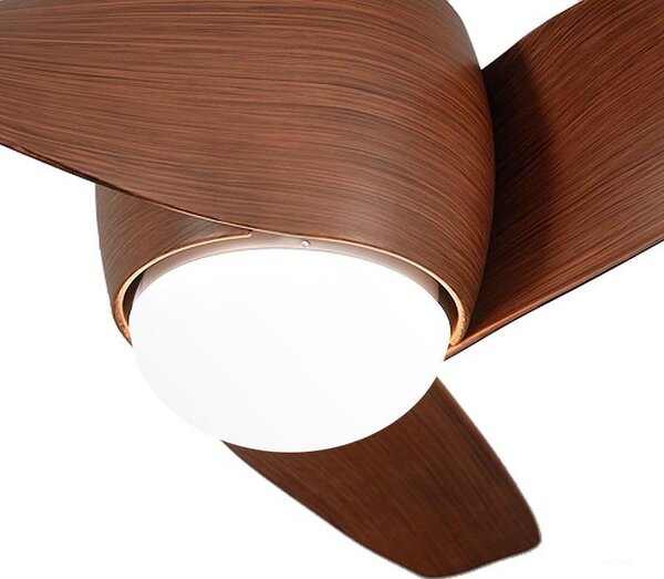 Lampadario Ventilatore da soffitto Fanton marrone 18W illuminazione Led regolabile con telecomando M LEDME