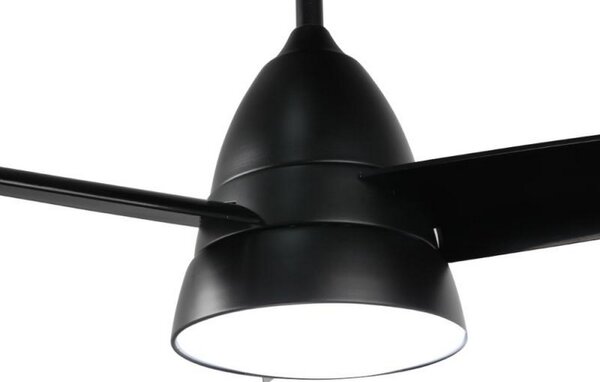 Lampadario Ventilatore da soffitto Black Silence 24W illuminazione Led regolabile con telecomando M LEDME