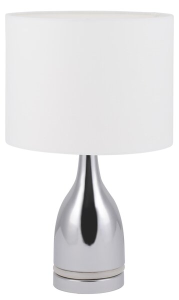 Lampada da tavolo Cosima E14 Ø25cm Bianco
