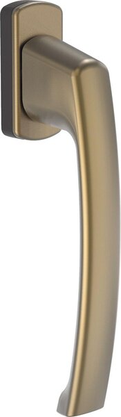 Maniglia per finestre Maco Harmony altezza 58 mm con camma 10/12 mm e perno quadro 7x32 mm Maniglia per finestre, alluminio anodizzato bronzo
