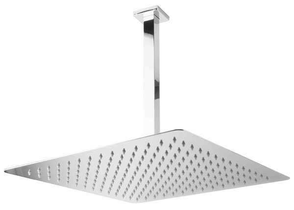 Set doccia PaulGurke con soffione da 40 cm e braccio a soffitto, soffione a pioggia