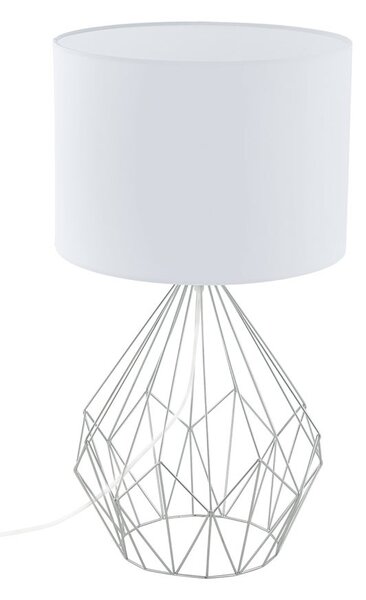 Pedregal 1 lampada da tavolo cromo, bianco (LT)