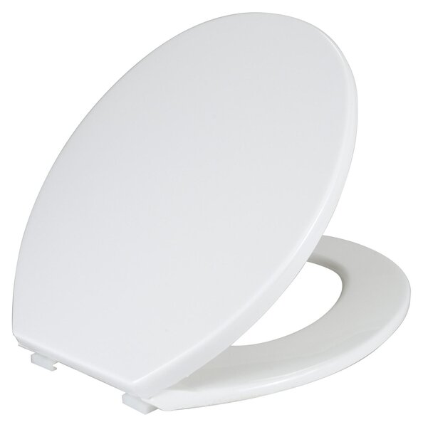 WENKO Sedile WC Coperchio WC Bicchieri AURORA bianco WC ospiti Bagno Termoplastico