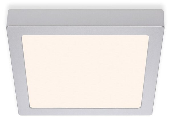 Lampada a LED da incasso lampada da soffitto 16,5 W quadrata cromo opaco Briloner