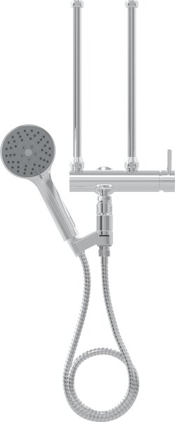 STIEBEL ELTRON MEBD rubinetto monocomando a parete per scaldabagno istantaneo pressurizzato, miscelatore per vasca con doccetta, 205623
