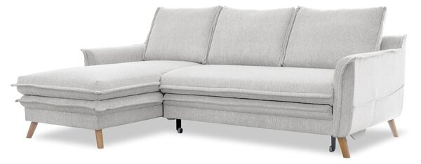 Divano letto angolare beige (angolo sinistro) Charming Charlie - Miuform